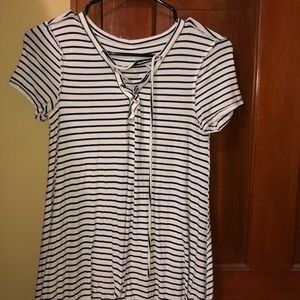 striped-t shirt dress